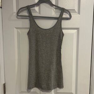 Lululemon Athletica Heather Gray Pima Stretch Tank